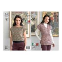 king cole ladies tunic top verona knitting pattern 4301 chunky