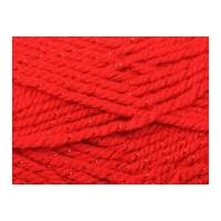 King Cole Glitz Knitting Yarn Chunky 176 Rouge