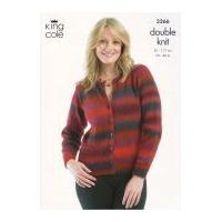 king cole ladies cardigans riot knitting pattern 3266 dk