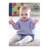 King Cole Baby Cardigans & Sweater Cottonsoft Knitting Pattern 3516 DK