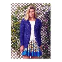 King Cole Ladies Cardigan & Sweater Galaxy Knitting Pattern 3633 DK