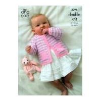 king cole baby cardigan sweater accessories big value knitting pattern ...
