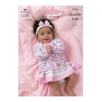 King Cole Baby Cardigans & Sweater Comfort Knitting Pattern 3153 DK