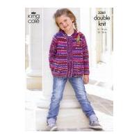 king cole childrens cardigans merino knitting pattern 3361 dk