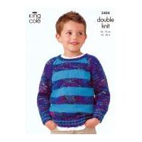 king cole boys sweater slipover wicked knitting pattern 3404 dk