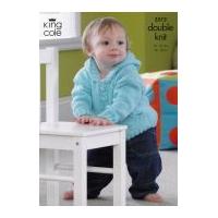 King Cole Baby Jackets & Blanket Cottonsoft Knitting Pattern 3515 DK