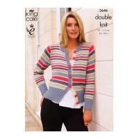 king cole ladies cardigan sweater baby alpaca knitting pattern 3646 dk