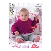 King Cole Baby Cardigans & Sweater Melody Knitting Pattern 3705 DK