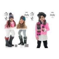 king cole ladies girls scarf hat headband welly toppers big value knit ...
