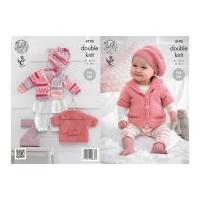 king cole baby cardigans beret cherish knitting pattern 4192 dk