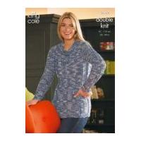 king cole ladies cardigan tunic shades knitting pattern 3562 dk