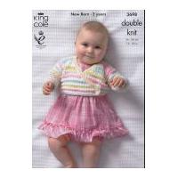 king cole baby waistcoat jacket cardigan candystripe knitting pattern  ...