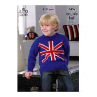 King Cole Childrens Sweater & Tunic Big Value Knitting Pattern 3466 DK