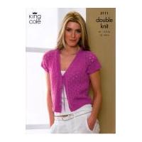 King Cole Ladies Cardigan & Bolero Smooth Knitting Pattern 3111 DK