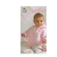 King Cole Baby Blanket, Jacket, Cape & Toy Rabbit Comfort Knitting Pattern 3046 Chunky
