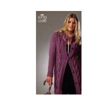 king cole ladies cardigan sweater big value knitting pattern 3437 chun ...