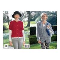 King Cole Ladies Cardigans New Magnum Knitting Pattern 4280 Chunky