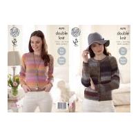 King Cole Ladies Sweater & Cardigan Sprite Knitting Pattern 4570 DK