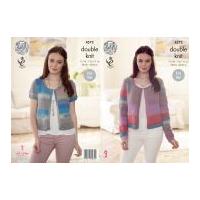 king cole ladies jackets sprite knitting pattern 4572 dk