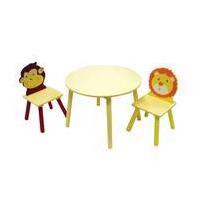 Kids Animal Table and 2 Chairs Bundle