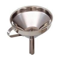 kitchen craft kcfunnelss stainless steel 13cm funnel with removable fi ...