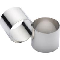 Kitchen Craft KCRINGEXDP Set of Two Stainless Steel Deep Cooking Rings