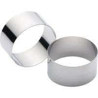 Kitchen Craft KCRING Set of Two Stainless Steel Cooking Rings