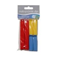 Kitchen Craft Set of Six Assorted Sized Bag Clips