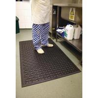 Kitchen Mat 850x1400mm Black 319138