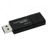 Kingston Black DataTraveler 100 G3 64GB USB 3.0 Flash Drive