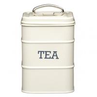 Kitchen Craft Living Nostalgia Tea Tin, Cream, One Size