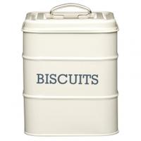 Kitchen Craft Living Nostalgia Biscuit Tin, Cream, One Size