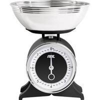 Kitchen scales analogue, + weighing tray ADE KE 1501 Anna Weight range=8 kg Black
