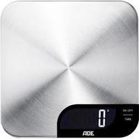 Kitchen scales digital ADE KE 1600 Alessia Weight range=5 kg Stainless steel (brushed)