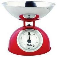 Kitchen scales analogue ADE KM 861 Luisa Weight range=5 kg Red