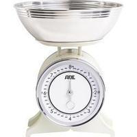 Kitchen scales analogue, + weighing tray ADE KM 1500 Anna Weight range=8 kg Cream