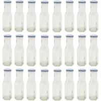 Kilner Hexagonal Twist Top Bottle 250ml, Glass, 24 pack