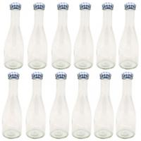 Kilner Round Twist Top Bottle 250ml, Glass, 12 pack