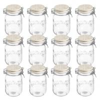 Kilner Ceramic Lid Cliptop 1.0L, White Ceramic, 12 Pack