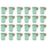 Kilner Coloured Clip Top Jar 1L, Green, 24 pack