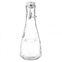 Kilner Clip Top Water Bottle 450ml, Glass, Single