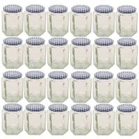 kilner hexagonal twist top jar 280ml glass 24 pack