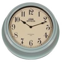 kitchen craft living nostalgia analogue clock blue one size