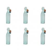 Kilner Coloured Clip Top Bottles 1L, Blue, 6 pack