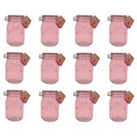 kilner coloured clip top jar 1l pink 12 pack