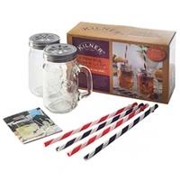 Kilner 9 Piece Mug and Straw Set
