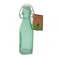 kilner coloured clip top bottles 250ml green single