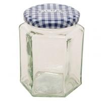 kilner hexagonal twist top jar 280ml glass single