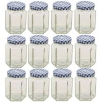 kilner hexagonal twist top jar 110ml glass 12 pack