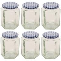 kilner hexagonal twist top jar 280ml glass 6 pack